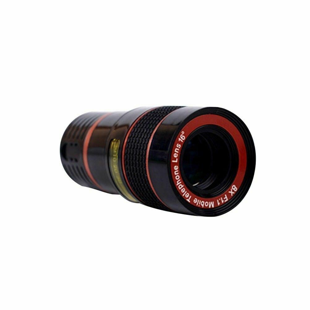 HD 8X Clip On Optical Zoom Telescope Camera Lens For Universal Mobile Cell Phone - Excellence United
