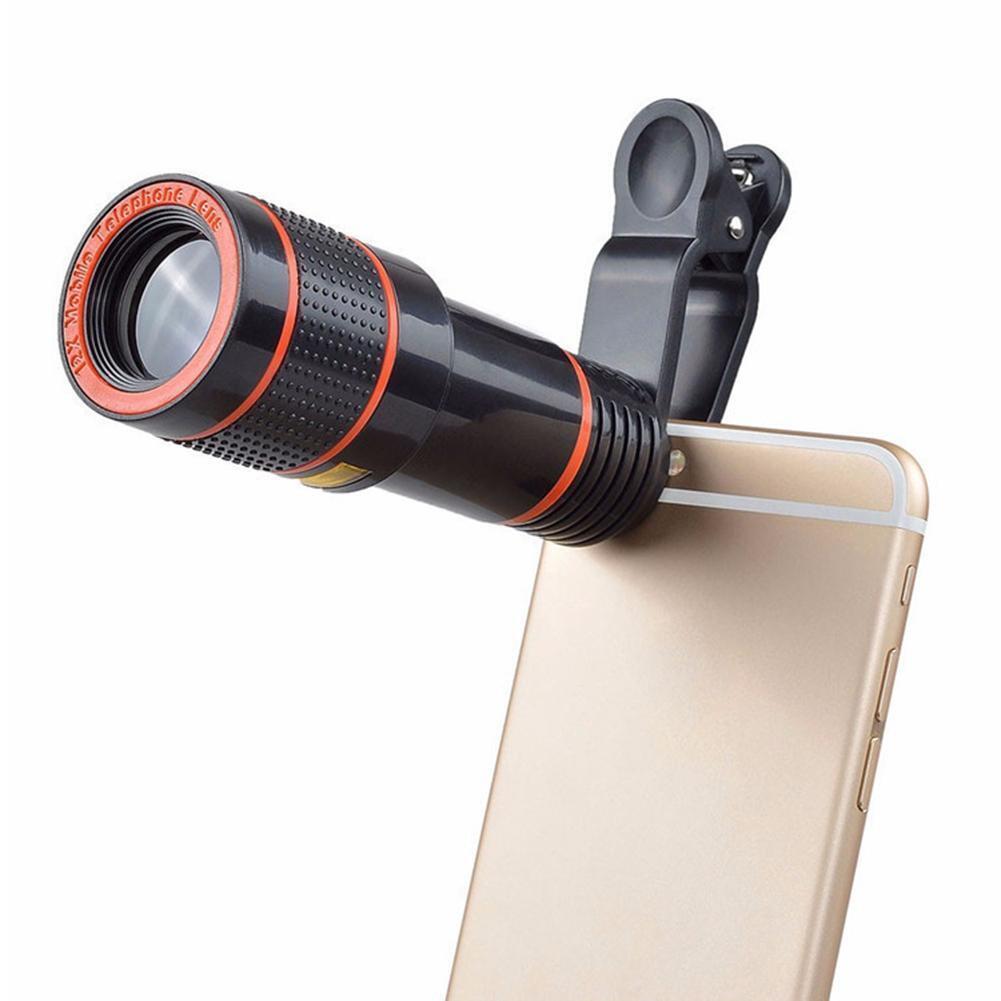 HD 8X Clip On Optical Zoom Telescope Camera Lens For Universal Mobile Cell Phone - Excellence United