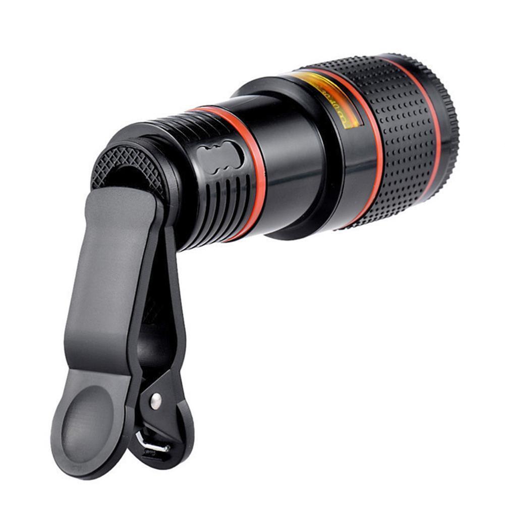 HD 8X Clip On Optical Zoom Telescope Camera Lens For Universal Mobile Cell Phone - Excellence United