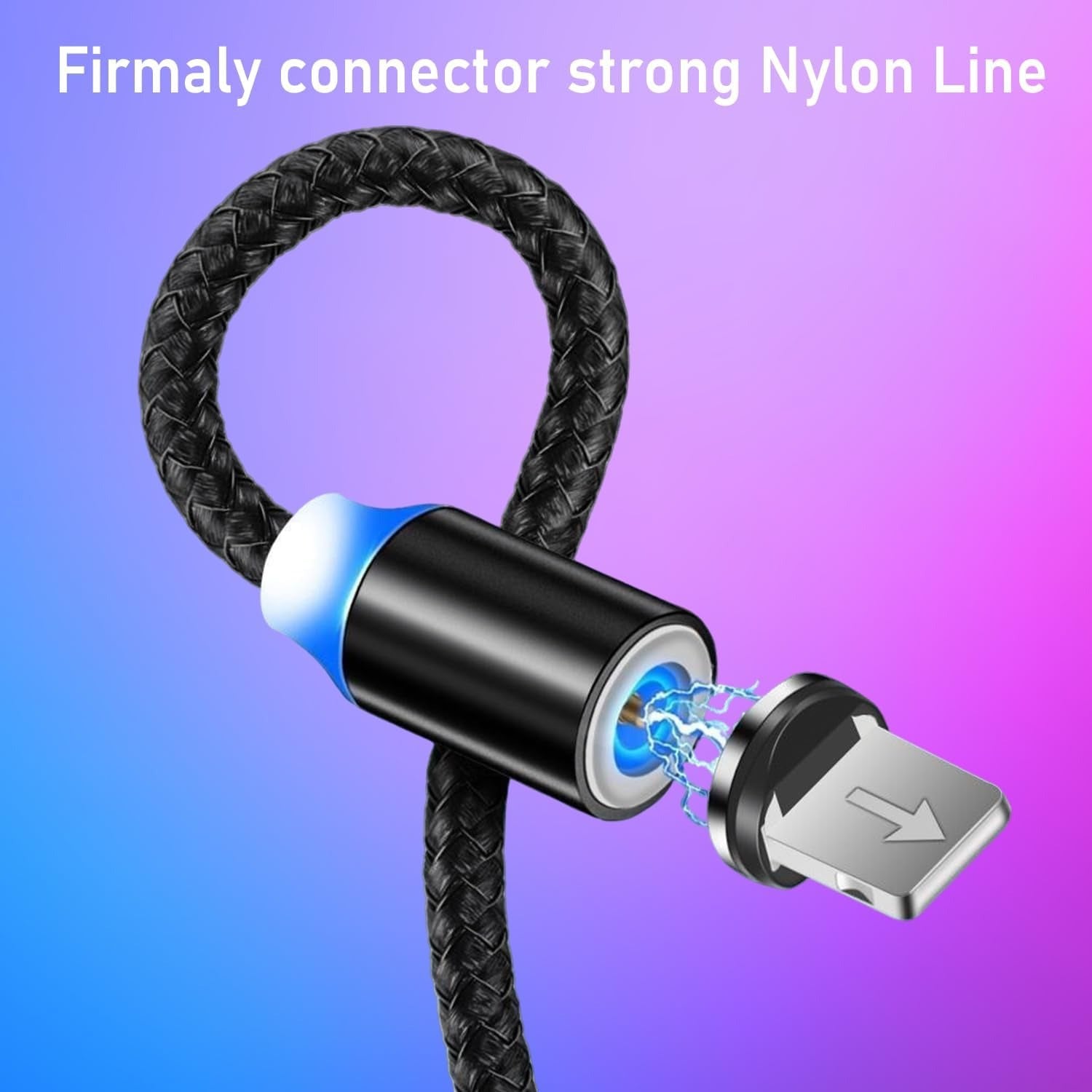3 - in - 1 Magnetic USB Fast Charging Cable with LED Light – 2.4A - Excellence United
