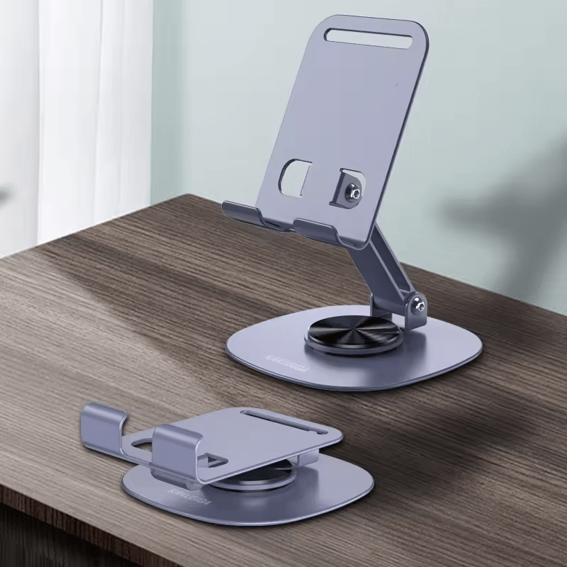 Anti - Slip 360° Rotating Metal Phone Holder – Flexible Desk Stand - Excellence United