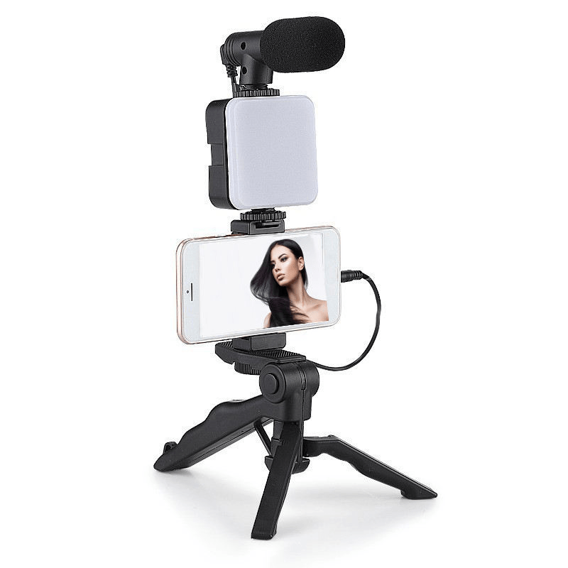 Portable Video - Making Kit – Octopus Tripod, LED Light & Microphone - Excellence United