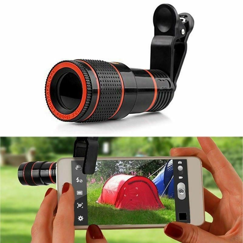 HD 8X Clip On Optical Zoom Telescope Camera Lens For Universal Mobile Cell Phone - Excellence United
