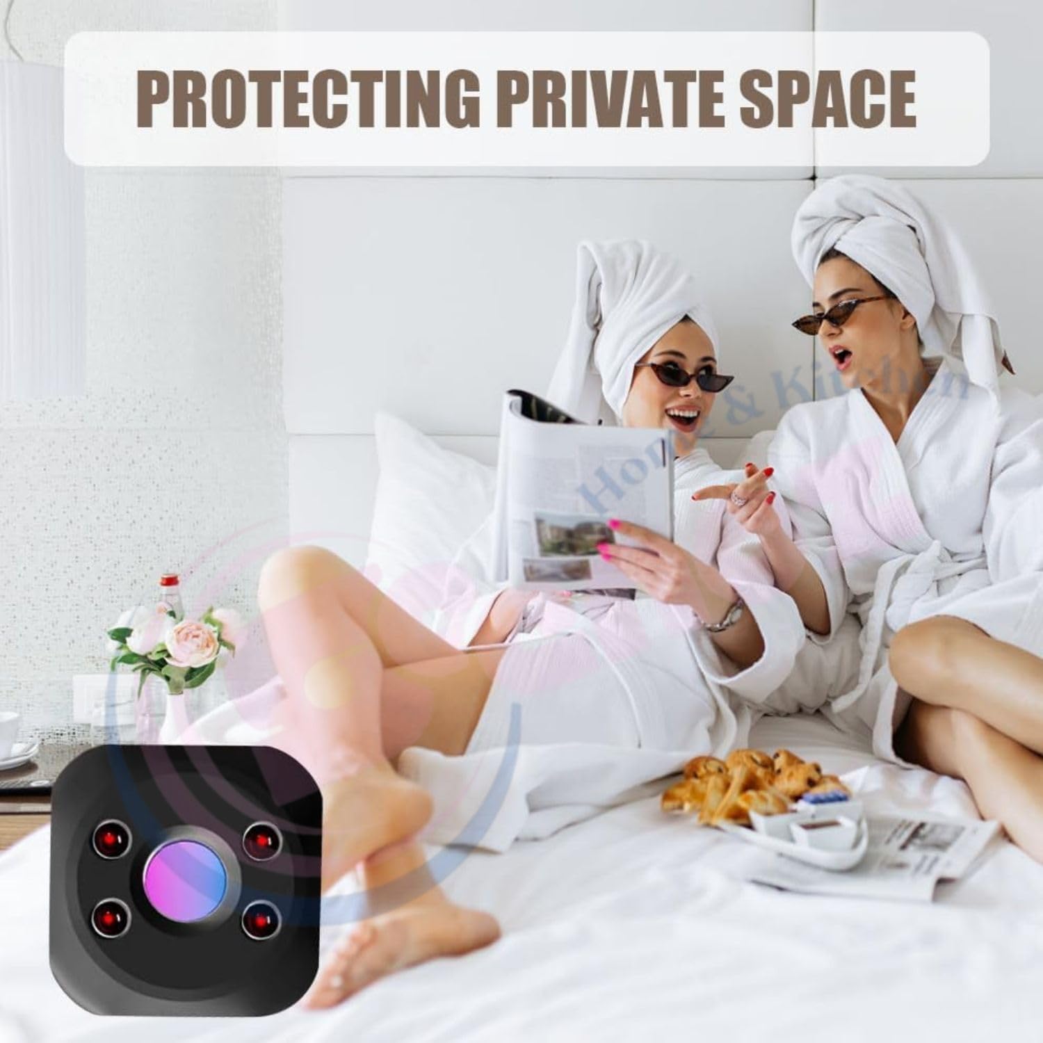 Wireless Hidden Camera Detector – Portable Anti‑Spy Bug Sweeper for Privacy Protection